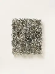 Günther Uecker, Feld, 2000, Nails and acrylic on canvas on panel. Approx
