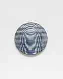 Heinz Mack, Untitled (Rotor-Relief-Scheibe), 1967, Embossed aluminium on panel. Ø