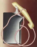Konrad Klapheck, Der Kuss, 1966, Oil on canvas