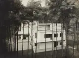 Lucia Moholy, Bauhaussiedlung Dessau, Doppelwohnhaus (Residential area, Bauhaus Dessau, semi-detached house)