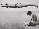 Nino Migliori, Il tuffatore, 1951, Gelatin silver print, printed later