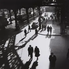 The Midtown Elevated by Bedrich Grunzweig, 1954, Gelatin silver print, printed later, sold Nov 2014