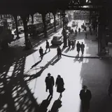Bedrich Grunzweig, The Midtown Elevated, 1954, Gelatin silver print, printed later