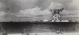 Joint Army Task Force One Photo, Untitled (Underwater atomic bomb, Bikini Atoll, 9 July 1946), 1946, Vintage ferrotyped gelatin silver print