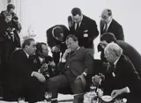 Barbara Klemm, State visit by Leonid Breshnev, Willy Brandt, Bonn