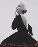 Bert Stern, Marilyn in black dress, 1962, Pigment print, printed