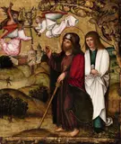 Swabian School circa 1520, Saint James the Elder and the Demons of Hermogenes, Oil on panel