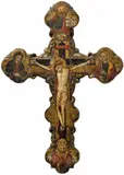 The Crucifixion by North Italian School circa 1420 & 1430, Tempera on wood, sold Nov 2014
