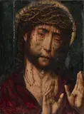 circle of Aelbert Bouts, Christ as the Man of Sorrows, Oil on panel