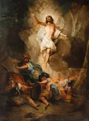 Nicolas Bertin, The Resurrection of Christ, Oil on panel