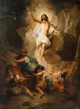 Nicolas Bertin, The Resurrection of Christ, Oil on panel