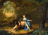 Frans van Mieris the Younger, Bacchus and Ariadne, Oil on panel