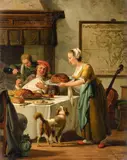 Abraham van Stry the Elder, The Gourmet, Oil on panel