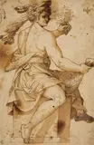attributed to Ottavio Semino, An Allegory of Spring, Brown ink and was