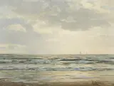 Eugen Dücker, An Evening Seascape