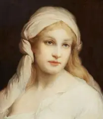 Gabriel von Max, The Ghost of Katie King, Oil on canvas (relined)
