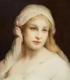 Gabriel von Max, The Ghost of Katie King, Oil on canvas (relined)