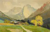 Otto Eduard Pippel, Baviarian Alpine Landscape