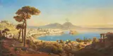 Gustav Zick, The Bay of Naples, 1854, Oil on canvas