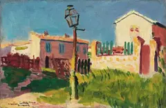 Albert Marquet, Le réverbère, Arcueil, 1899, Oil on canvas