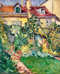 Louis Valtat, Maison au fond du Jardin, Circa 1907, Oil on canvas