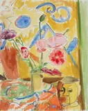 Erich Heckel, Mohn, 1926, Watercolour on firm, slightly grained laid paper