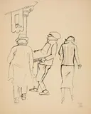 George Grosz, Straßenszene, Berlin