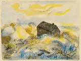 George Grosz, The Abandoned House, Cape Cod (Dünenlandschaft)