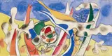 Fernand Léger, Esquisse pour une cantine dans un Camp d'Aviation, Circa 1939, Gouache over pencil drawing on chamois-coloured drawing paper firmly mounted on artists' board