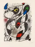 Miró à l'Encre by Joan Miró, 1972, Colour lithograph on wove paper with watermark "ARCHES", sold May 2014
