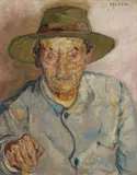Mela Muter, Mann mit Hut
