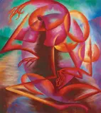 Hans Siebert von Heister, Embryo, 1921, Oil on canvas