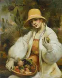 Gert Heinrich Wollheim, Früchte (Porträt Carla Boucneau, geb. Berger)