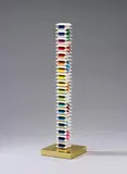 Yaacov Agam, Beyond the visible, 1980, Rotating sculpture made of silkcreened PVC elements
