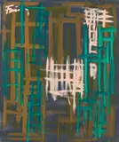 Untitled by Günther Förg, 2000, Acrylic on canvas, sold May 2014