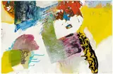 Pia Fries, Untitled, Oil on card