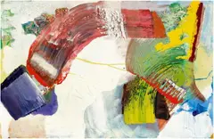 Pia Fries, Untitled, Oil on card