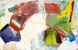Pia Fries, Untitled, Oil on card