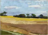 Klaus Fußmann, Untitled (Ernteland bei Gelting)
