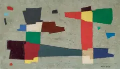 Werner Graeff, ALS 1, 1960, Oil on fibreboard