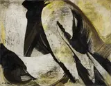 Karl Otto Götz, Untitled (6.12.1955), 1955, Mixed media on canvas