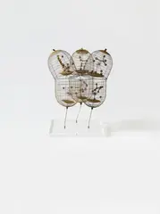 Sesam by Günter Haese, 1987, Kinetic sculpture made of brass, sold May 2014