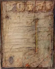 Figural by Peter Herkenrath, 1964, Oil on canvas, sold May 2014