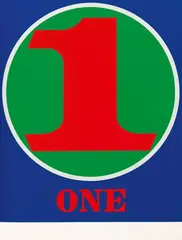 Numbers by Robert Indiana, 1968, 10 colour screenprints on card with poems by Robert Creeley in original half-cloth bindings, sold May 2014