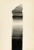 Heinz Mack, Schwarz-Weiß-Dynamik, 1964, Wax crayon on card