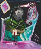 Jonathan Meese, Vogelschwarmeese formiert ...