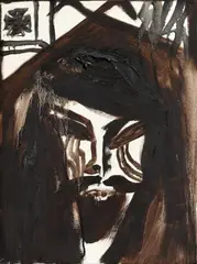 Der Phäak by Jonathan Meese, 2003, Oil on canvas, sold May 2014