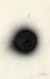 Otto Piene, Untitled, 1972, Acrylic and traces of fire on card