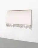 Roxy Paine, Untitled (Dipp-Painting), Accompanied by a collage from the artist documenting the production process of the Dipp-Paintings