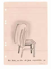 Sigmar Polke, "...Höhere Wesen befehlen", 1967/1968, 4 drawings on various papers in different techniques and formats as well as 14 offset prints on card, 1 text sheet and 1 numbered imprint